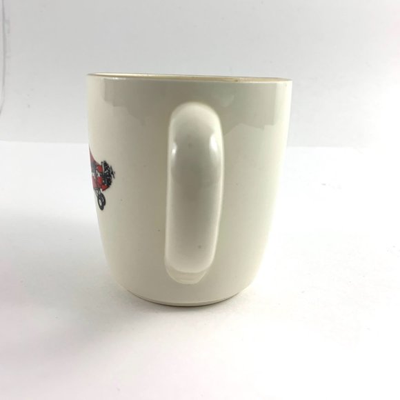 Ceramic Classic Airplane Coffee Cup. Featuring:  Red  "Curtis Robin" Aircraft. - Picture 4 of 9